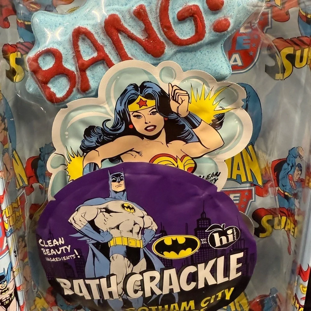 NEW Justice League of America Bath Bomb Bubble Bath Set